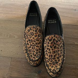 Donald Pliner Leopard Loafers - Brand New, Size 8.5